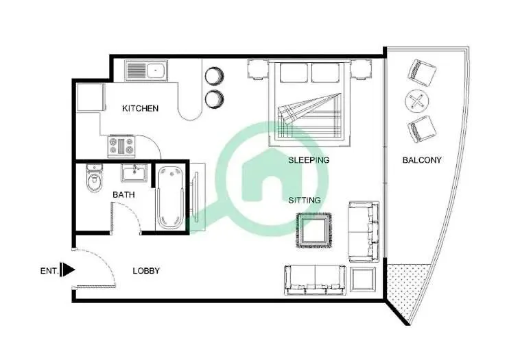 Apartment Studio In Madison Residency The City Center Dubai United Arab Emirates